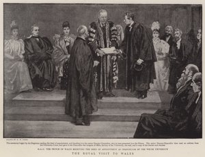 La visite royale au Pays de Galles - Henry Marriott Paget